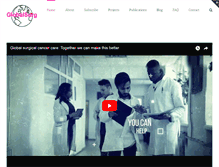 Tablet Screenshot of globalsurg.org